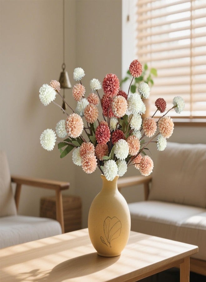 Cherica 10 Pcs of Artificial Chrysanthemum in 3 Mixed Colors - Image 5