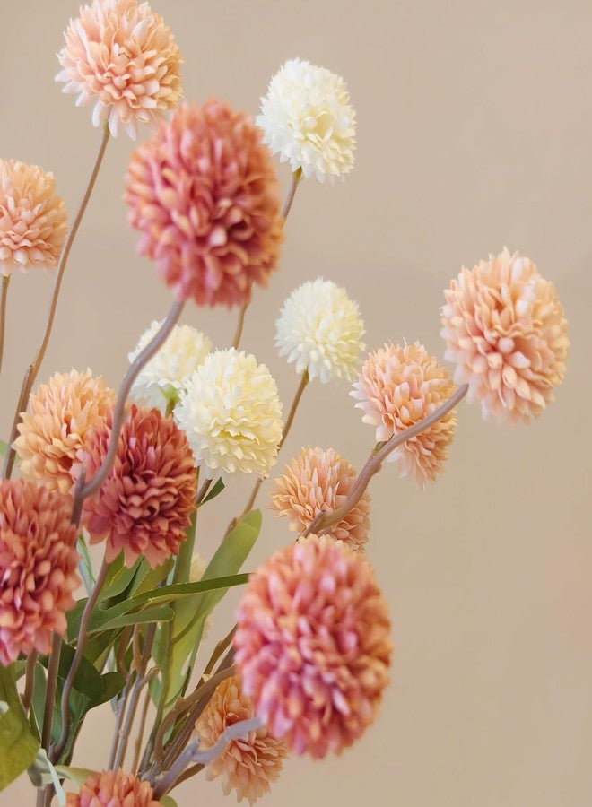 Cherica 10 Pcs of Artificial Chrysanthemum in 3 Mixed Colors - Image 4