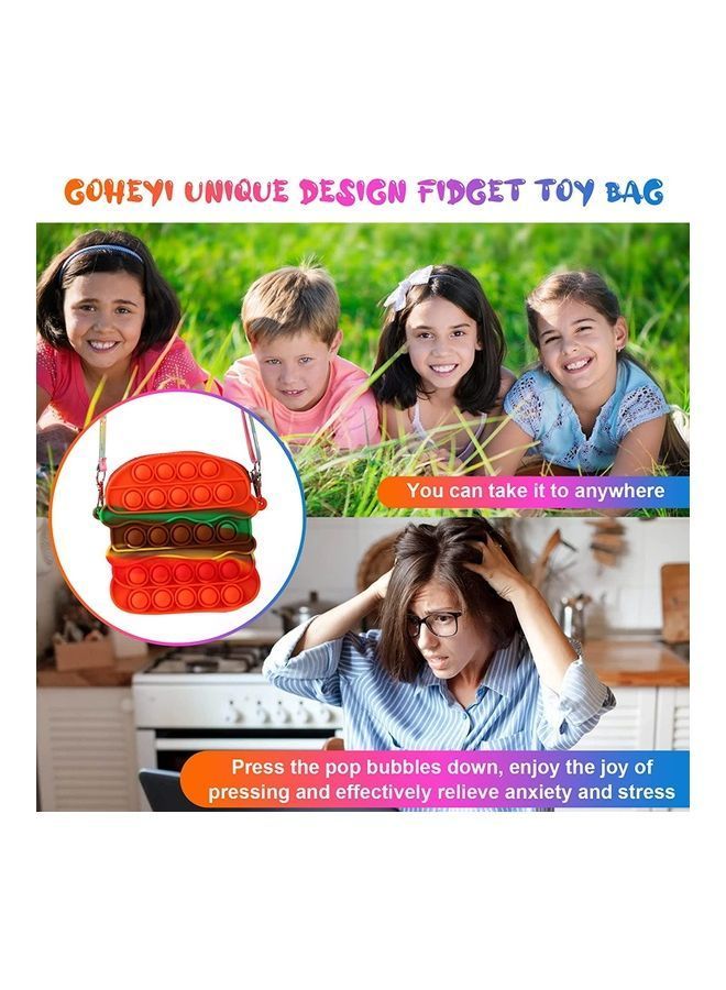 نيبمينينت لعبة فيدجت بفقاعات قابلة للضغط 2 في 1 بتصميم حقيبة للكتف - Image 4