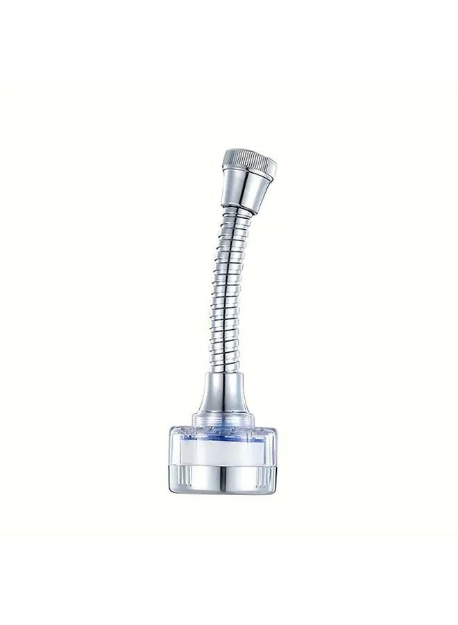 Faucet Filter With Extension Tube 360 Rotating Spout 2 Replaceable Filters For Kitchen Bathroom - Image 3