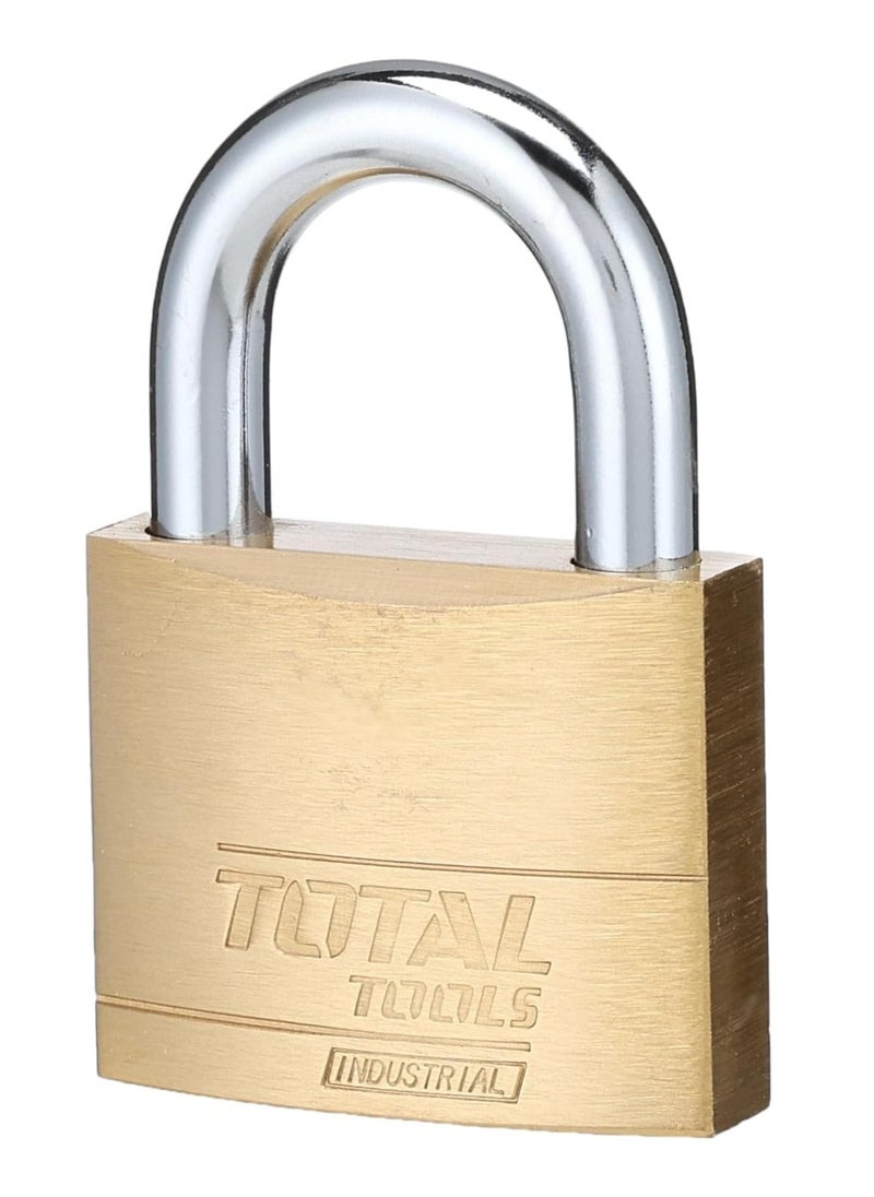 TOTAL Heavy Duty Brass Padlock 20 MM  - Image 1