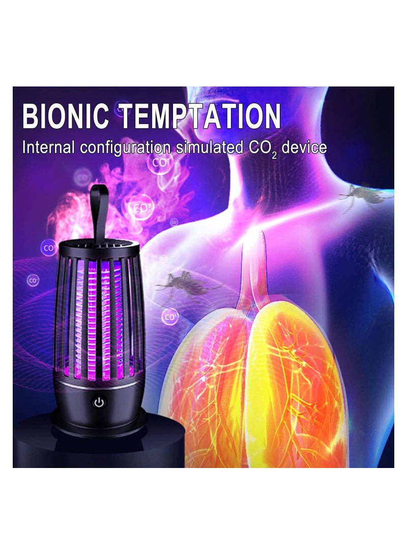 KASTWAVE Electric Bug Zapper - Indoor Outdoor Mosquito Killer, 3000V High Voltage UV Light Insect Zapper, Waterproof Fly Trap with USB Cable, for Home, Patio, Backyard, and Camping (White-Not Waterproof) - Image 5