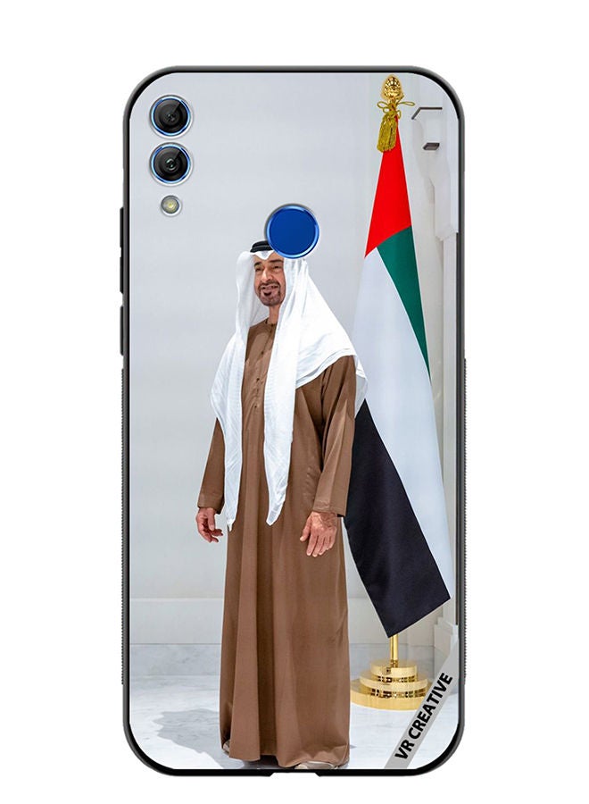 Protective Case Cover For Honor 10 Lite Sheikh Mohamed Bin Zayed Al Nahyan Design Multicolour