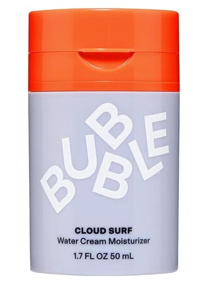 Bubble Skincare Cloud Surf Water Cream Face Moisturizer - Hydrating & Mattifying Moisturizer to Help Rebalance Oils and Minimize Pores with Celery Seed Extract - Suitable for Sensitive Skin (50ml) - Image 1