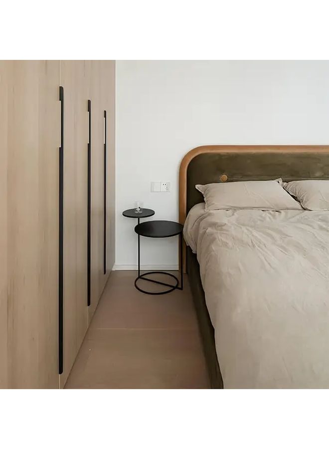 Modern Minimalist 6 Pack Black Cabinet Handles 7.5 Inch for Kitchen Wardrobe - Image 4