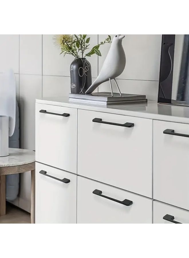 Modern Minimalist 6 Pack Black Cabinet Handles 7.5 Inch for Kitchen Wardrobe - Image 5