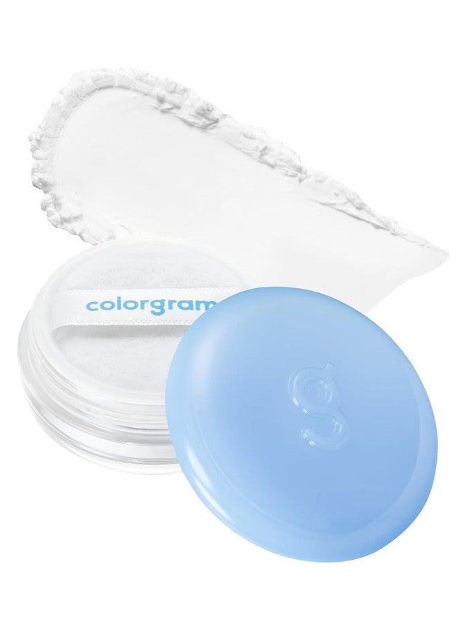 COLORGRAM Tintin Dory Blur Powder 0.14oz | Long-Lasting Pore-Perfecting Facial Setting Powder | Oil-Control Compact Powder for Smooth Matte Finish | Lightweight Silky Formula for Flawless Skin - Image 1