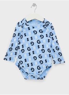 GUESS Kids  2 Pack Bodysuit, Bib, Socks & Pants Gift Set  - Image 3