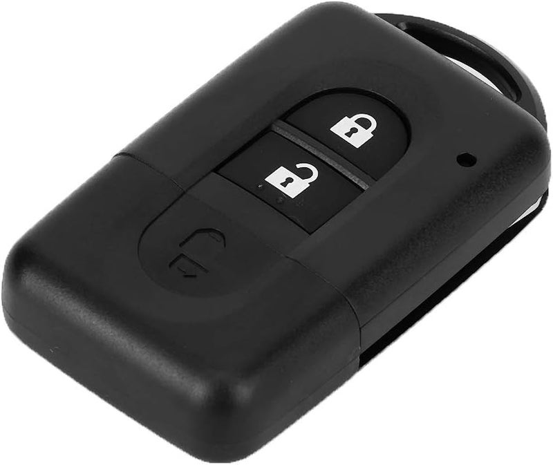 2 Buttons Remote Key Housing Case Cover Replacement, Fits for Qashqai X - Trail Micra Note Pathfinder, Durable Anti - Wear Key Case with Compact Design, Easy to Install Acce - Image 1