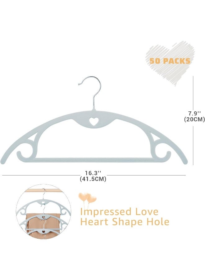 ManGotree شماعات مخملية مع ثقب متدرج، شماعات ملابس غير قابلة للانزلاق، شماعات مصنوعة من الفelt، شماعات موفرة للمساحة للسترات، السراويل، الفساتين، التنانير، والمعاطف (زرقاء، 10 قطع) - Image 2