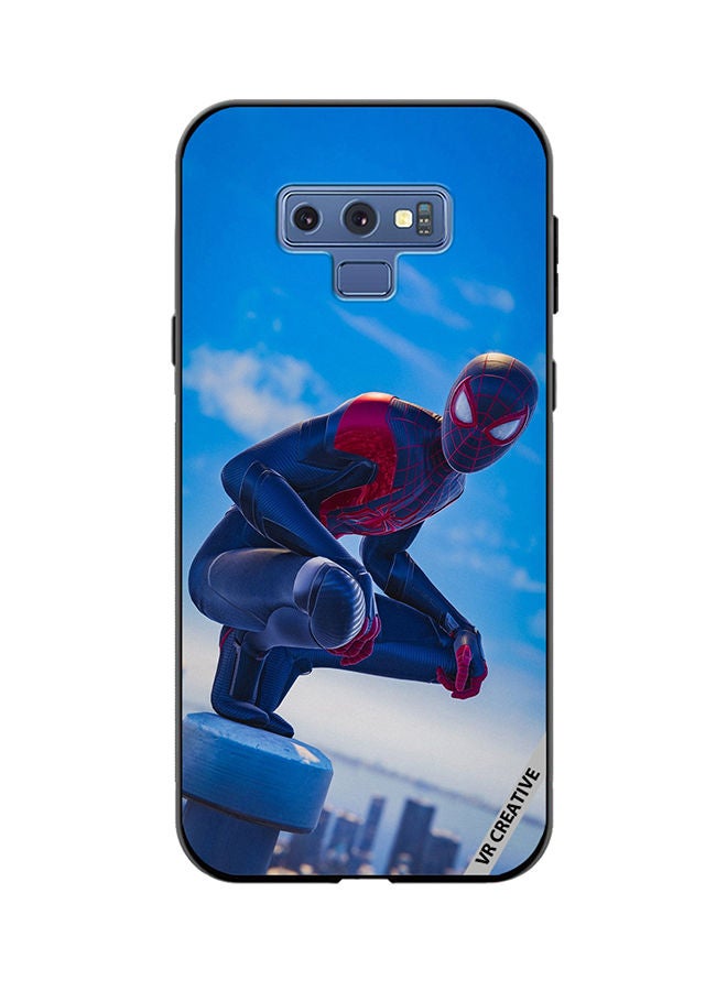 VR CREATIVE Protective Case Cover For Samsung Galaxy Note 9 Spiderman Design Multicolour - Image 1