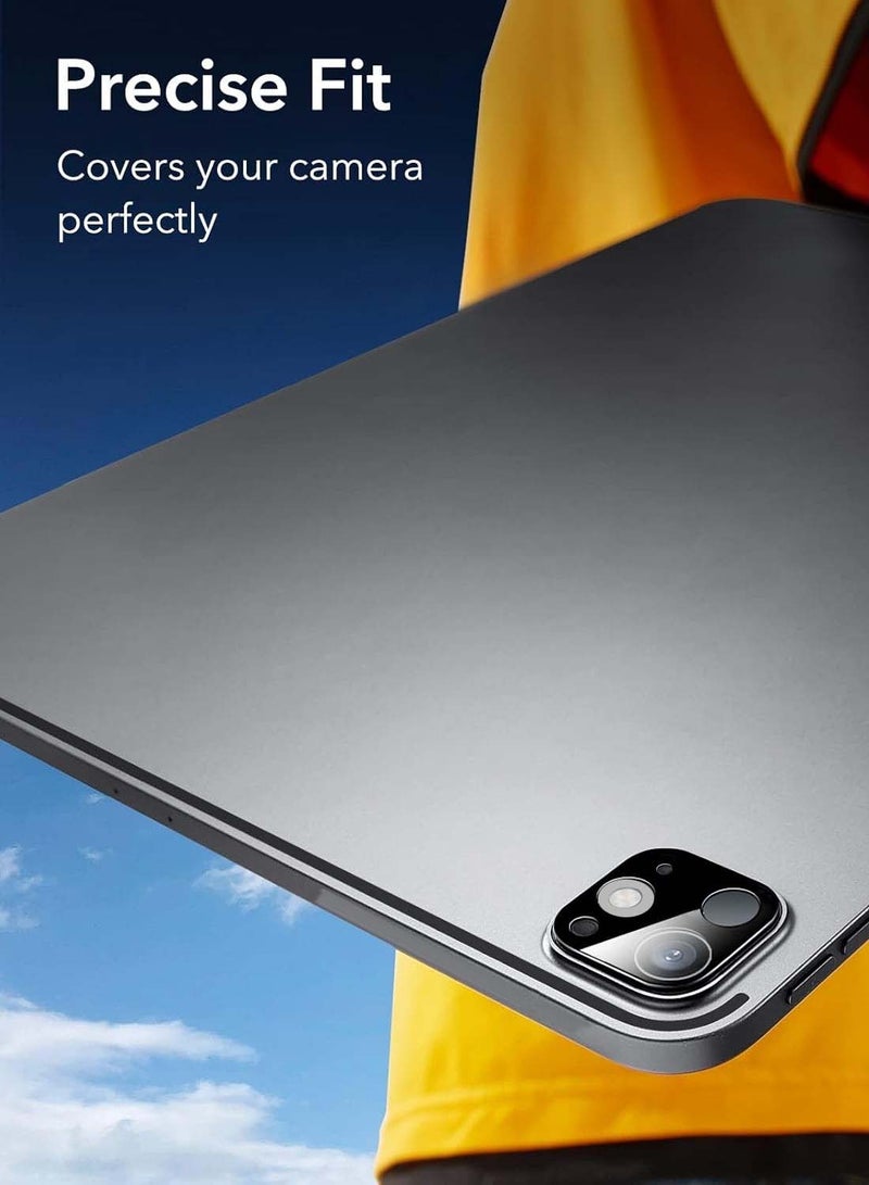 Wtech Apple iPad Pro 11 5G 2024 (5th Generation M4) 11 inch Wtech Premium Alloy Ring Camera Lens Tempered Glass Protector Shield - Clear - Image 4