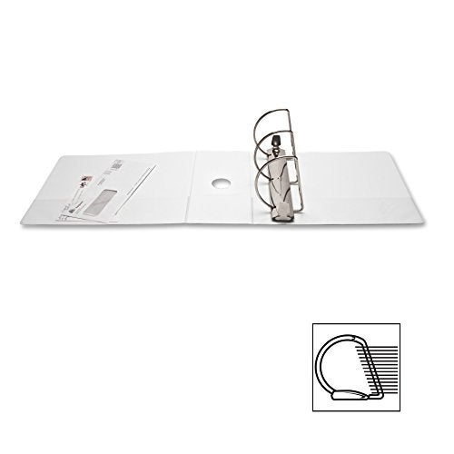 Business Source Basic D-Ring White View Binders - Image 4
