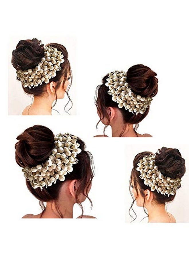Hair Flare - Gajra Hair Accessories For Women 1884 Juda Bun, Juda Pin White Colour Pack Of 1 - Image 1