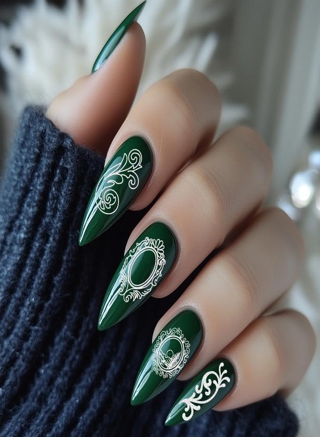 PH PandaHall إطارات صور عتيقة من PH PandaHall 3 قطع، لوحات طباعة أظافر مختلطة، قوالب فن الأظافر المناظر الطبيعية، قوالب صور الأظافر من الفولاذ المقاوم للصدأ لتصميم الأظافر وطباعة صالون المانيكير - Image 4