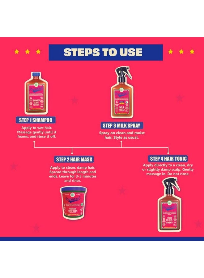 لولا من ريو - رابونزيل - تونيك لنمو الشعر، يقلل من تساقط الشعر، يحفز نموه الصحي، يعزز نمو الشعر الطويل والصحي والقوي، لجميع أنواع الشعر، 8.45 أونصة سائلة - Image 5