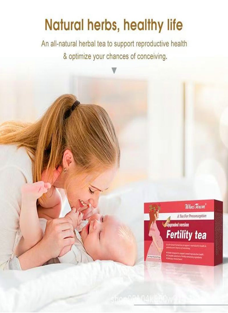 Wins Town - Wins Town Fertility Tea For Women, Promotes Ovulation, Supports Hormonal Balance and Pregnancy, 30 Tea Bags - Image 1
