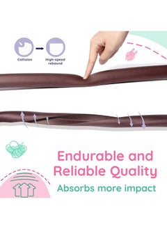 KidDough Baby Proofing Extra Thick Safety Strip, Furniture Edge And Corner Protector - 2 Mtrs Edge Guard For Kids Safety, Thick Rubber Edge And Corner Protector For Sharp Edges, Baby Safety Products  - Image 5