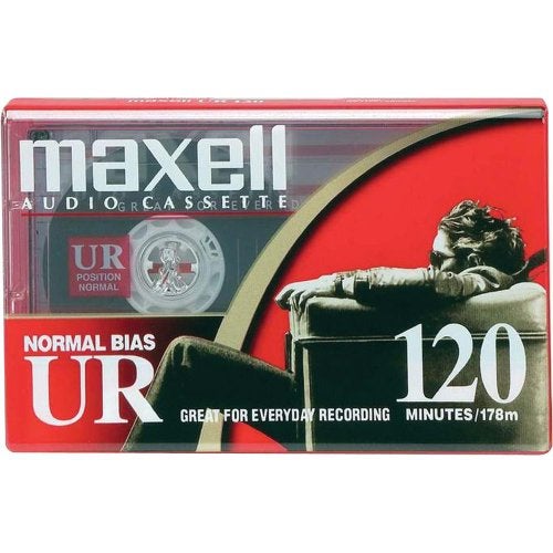MAXELL UR120 Blank Audio Cassette Tape (2 Pack) - Image 2