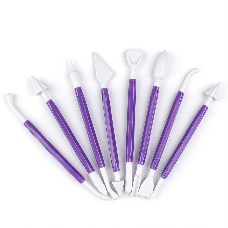 Heavy Duty Commercial Fondant Tools 8 Pcs Bakery Long Lasting Kit - Image 4