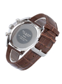 Blade BLADE Spry Blue 3644G1SBO SS Case & Leather Strap Chronograph Men's Watch  - Image 3