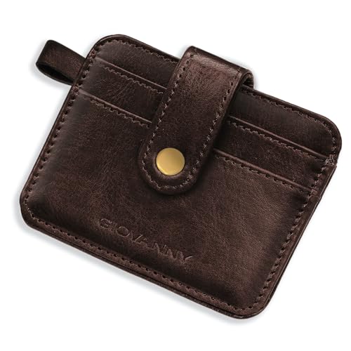 GIOVANNY Card Holder for Men - Slim Leather Credit/ATM Card Wallet for Men | GVN-CRD-BRWCH - Image 1
