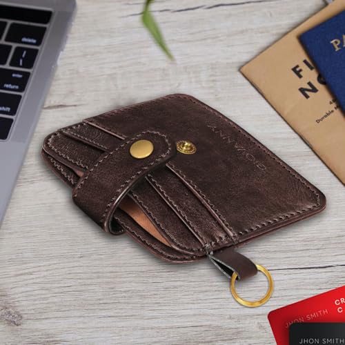 GIOVANNY Card Holder for Men - Slim Leather Credit/ATM Card Wallet for Men | GVN-CRD-BRWCH - Image 3
