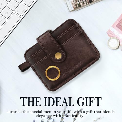 GIOVANNY Card Holder for Men - Slim Leather Credit/ATM Card Wallet for Men | GVN-CRD-BRWCH - Image 4