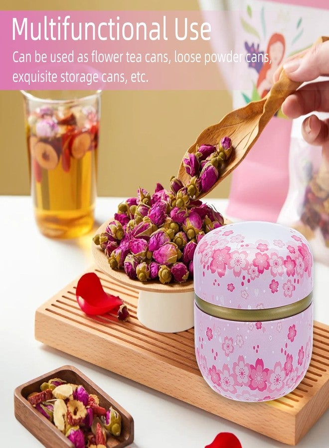 NICENEEDED 2 PCS Body Powder Puff and Container, Floral Pattern Travel Container with Power Puffs Loose Dusting Powder Box, Body Tin for Dressing Table Bathroom Bedroom - Image 5