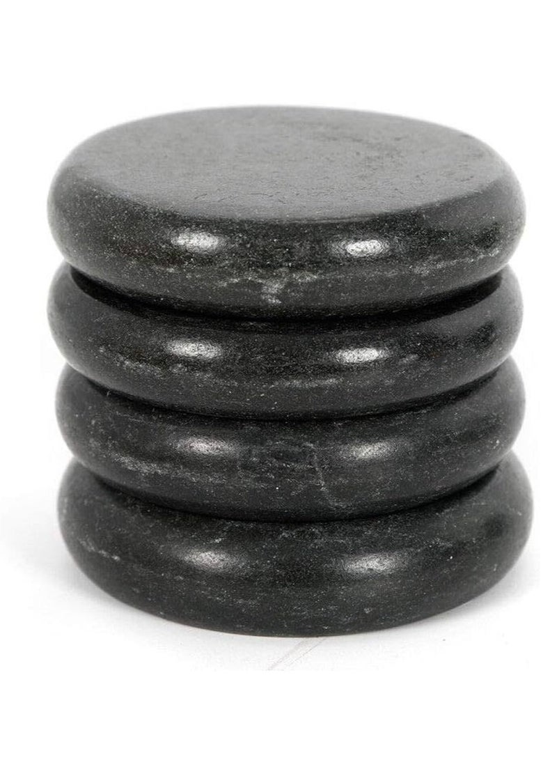 احجار مساج وتدليك طبيعية - طقم 4 قطع