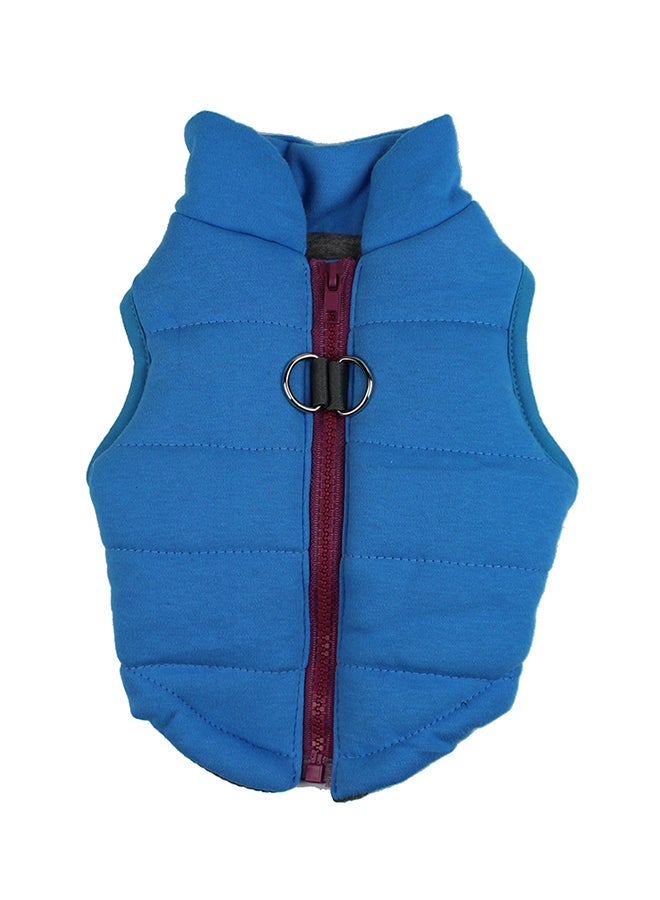 NIBEMINENT Autumn And Winter Cotton Pet Coat Blue L - Image 1