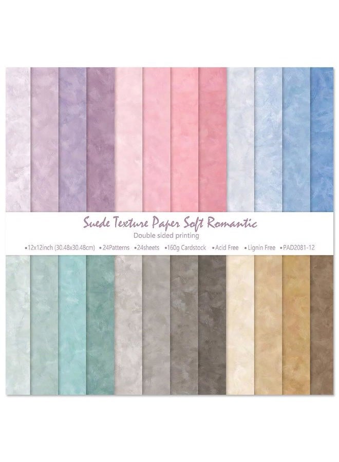 WLXTREE Scrapbook Pattern Paper Pack 12x12 Colorful Specialty Double-Sided Patterned Paper for DIY Background Card Making Photo Album Decor - Image 1