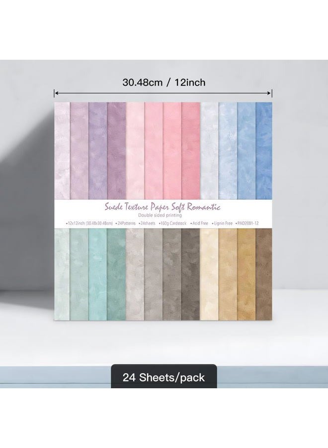 WLXTREE Scrapbook Pattern Paper Pack 12x12 Colorful Specialty Double-Sided Patterned Paper for DIY Background Card Making Photo Album Decor - Image 4