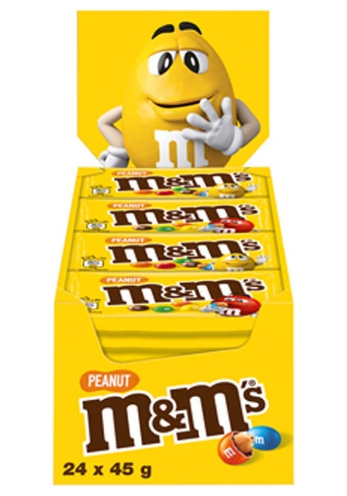 M&M'S Peanut Chocolate 45g x 24 (Pack of 24) - Image 4