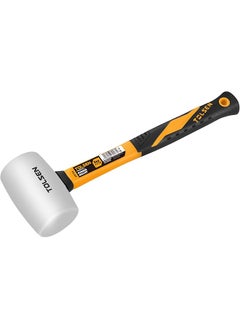 White Rubber Mallet 24oz, Rubber Mallet Hammer, Fiberglass Handle, Double-faced Solid Rubber Head - Soft, Nonslip, Durable Rubber Grip, Mallet for Construction, Wood, Upholstery and Automotive Work - pzsku/Z5831CAC72750BDE7D303Z/45/_/1739903254/80a8b008-faf5-4c96-a4fd-0bf196eedea8