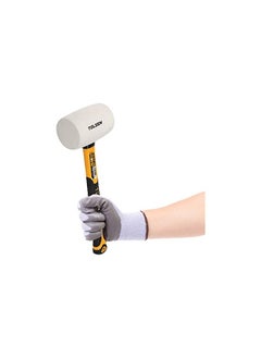 White Rubber Mallet 24oz, Rubber Mallet Hammer, Fiberglass Handle, Double-faced Solid Rubber Head - Soft, Nonslip, Durable Rubber Grip, Mallet for Construction, Wood, Upholstery and Automotive Work - pzsku/Z5831CAC72750BDE7D303Z/45/_/1739903258/5324afcc-38bb-4d25-9504-b56722b27235