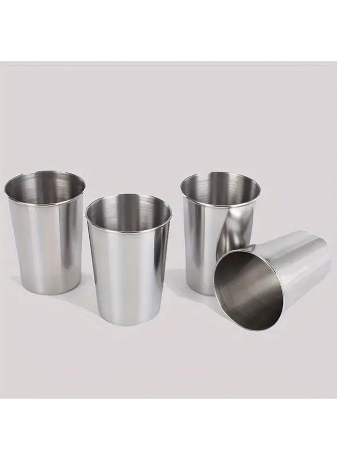 Portable 4 Piece Stainless Steel Shot Glasses Set 2 36oz Travel Drinkware - Image 2