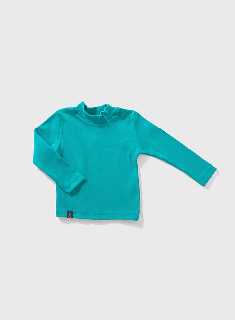 بلوفر تريكو بناتي أطفال صغار برقبة عالية