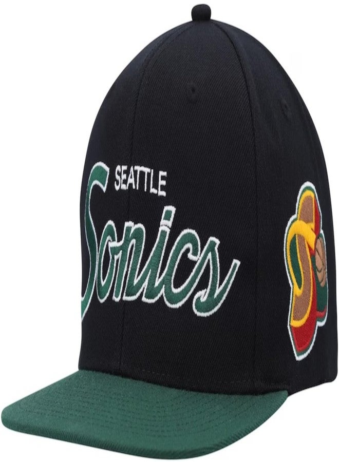 ميتشل آند نيس قبعة ميتشل آند نيس سياتل سوبرسونيكس MVP Team Script 2.0 Snapback HWC رمادية - Image 1