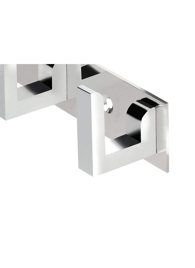 MAP MAP Pack of 6 Stainless Steel Premium 5 PIN L TYPS Cloth HangerBathroom Wall Door Hook Hanger  - Image 3