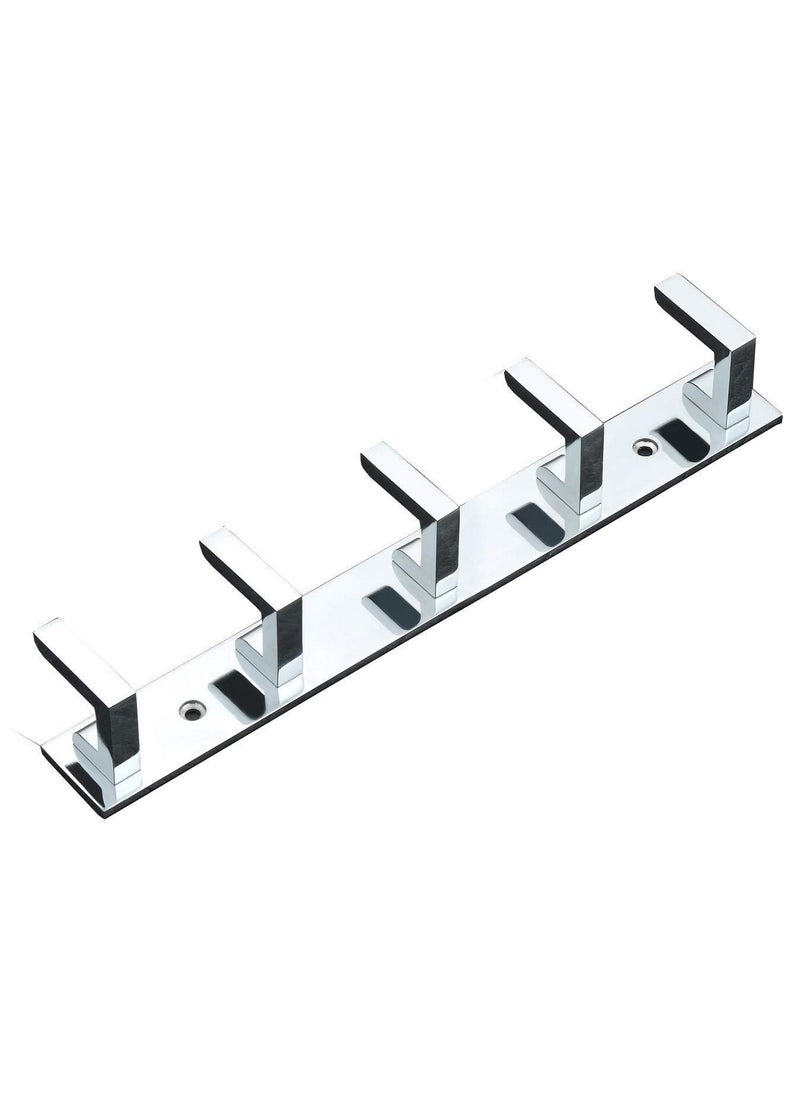 MAP MAP Pack of 6 Stainless Steel Premium 5 PIN L TYPS Cloth HangerBathroom Wall Door Hook Hanger  - Image 2