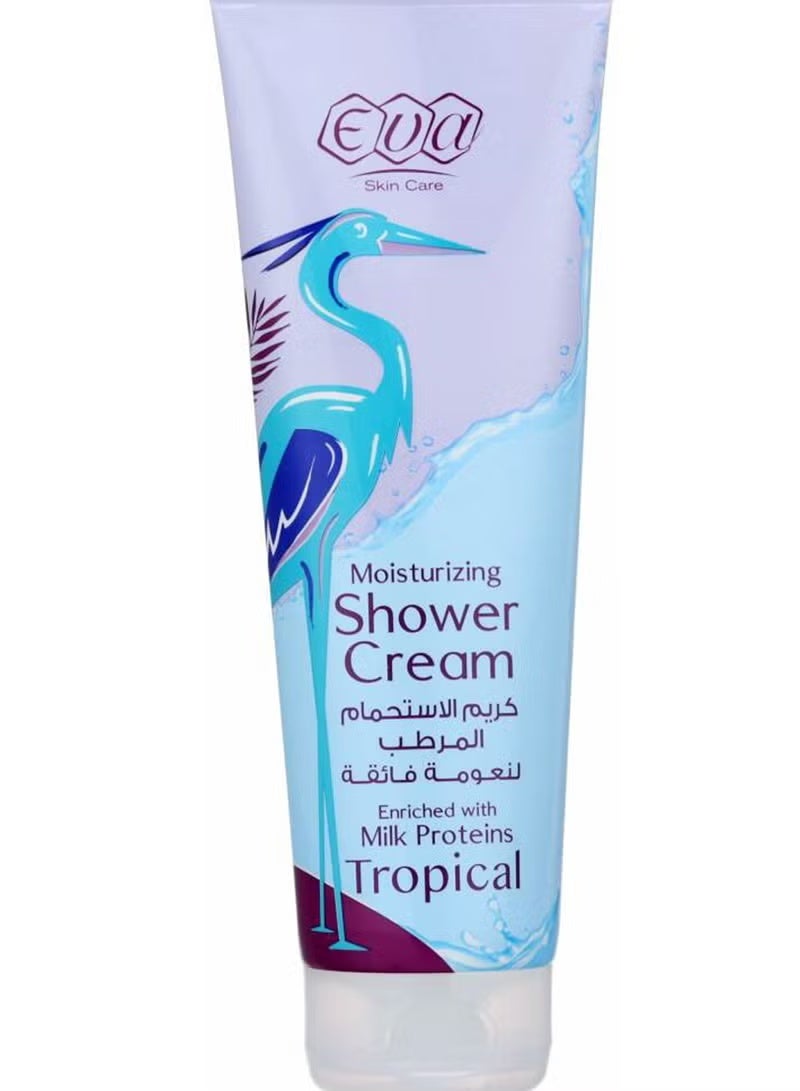 Eva Skin Care Moisturizing Shower Cream Tropical 250ml - Image 1