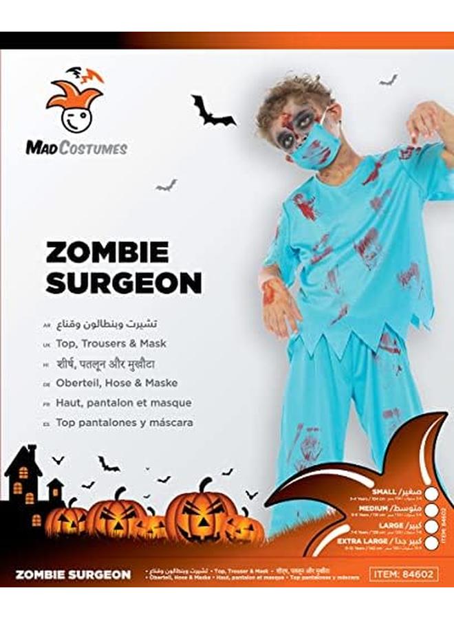 Mad Costumes Zombie Surgeon Halloween Costume For Kids Medium - Image 3