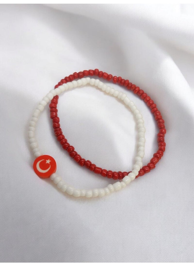 Turkish Flag Double Crescent Star Bracelet - pzsku/Z58323F3B0720D95264BCZ/45/_/1737058324/5e705be6-b0b1-4aea-9b69-e4787027deb8