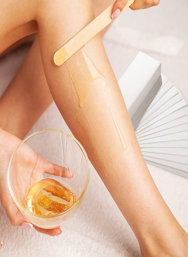 gypsy inc Gypsy Non-Woven Body Waxing Strips - 80 Pcs - Pack of 2 - White - Hair Removal Wax Strips for Full Body, Face, Legs, Underarms, Facial Eyebrow - Disposable & Anti-Bacterial - Image 2