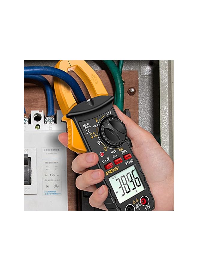 ANENG ANENG ST180 4000 Counts Digital Clamp Meter Multimeter Clamp Multimeter Voltmeter Ammeter AC DC Voltage AC Current Meter NCV Tester Universal Meter Tester Current Clamp Tester -30~1000℃ Temperature  - Image 3