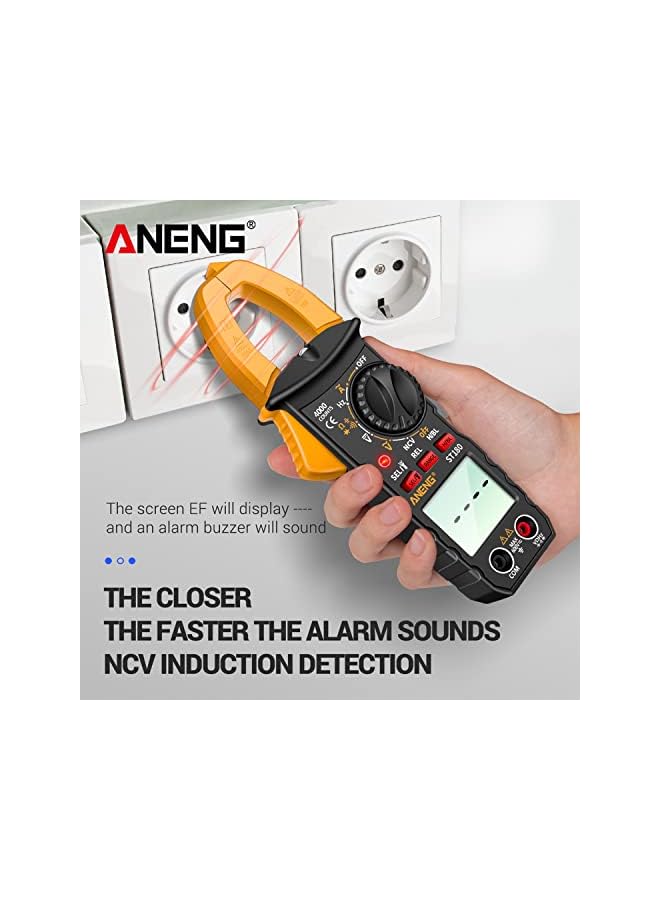 ANENG ANENG ST180 4000 Counts Digital Clamp Meter Multimeter Clamp Multimeter Voltmeter Ammeter AC DC Voltage AC Current Meter NCV Tester Universal Meter Tester Current Clamp Tester -30~1000℃ Temperature  - Image 5