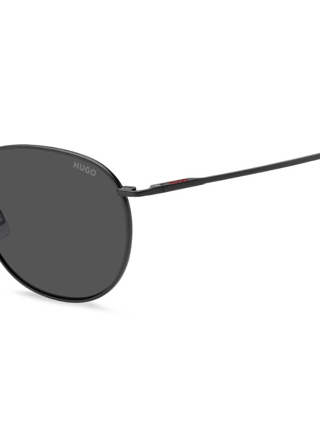HUGO HG 1405/S Sunglasses Black Round - Image 5