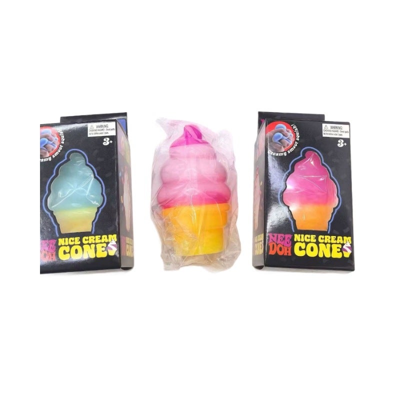 Ice Cream Slow-Rising Stress Relief Squishy Toy - Image 4