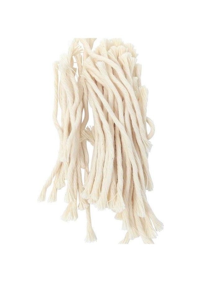 Ner Mitzvah - Natural Smokeless Cotton Wicks 50 Count (Approx.) 39 Ply Thin For Oil Cup Candle Replacement Wicks - Image 1